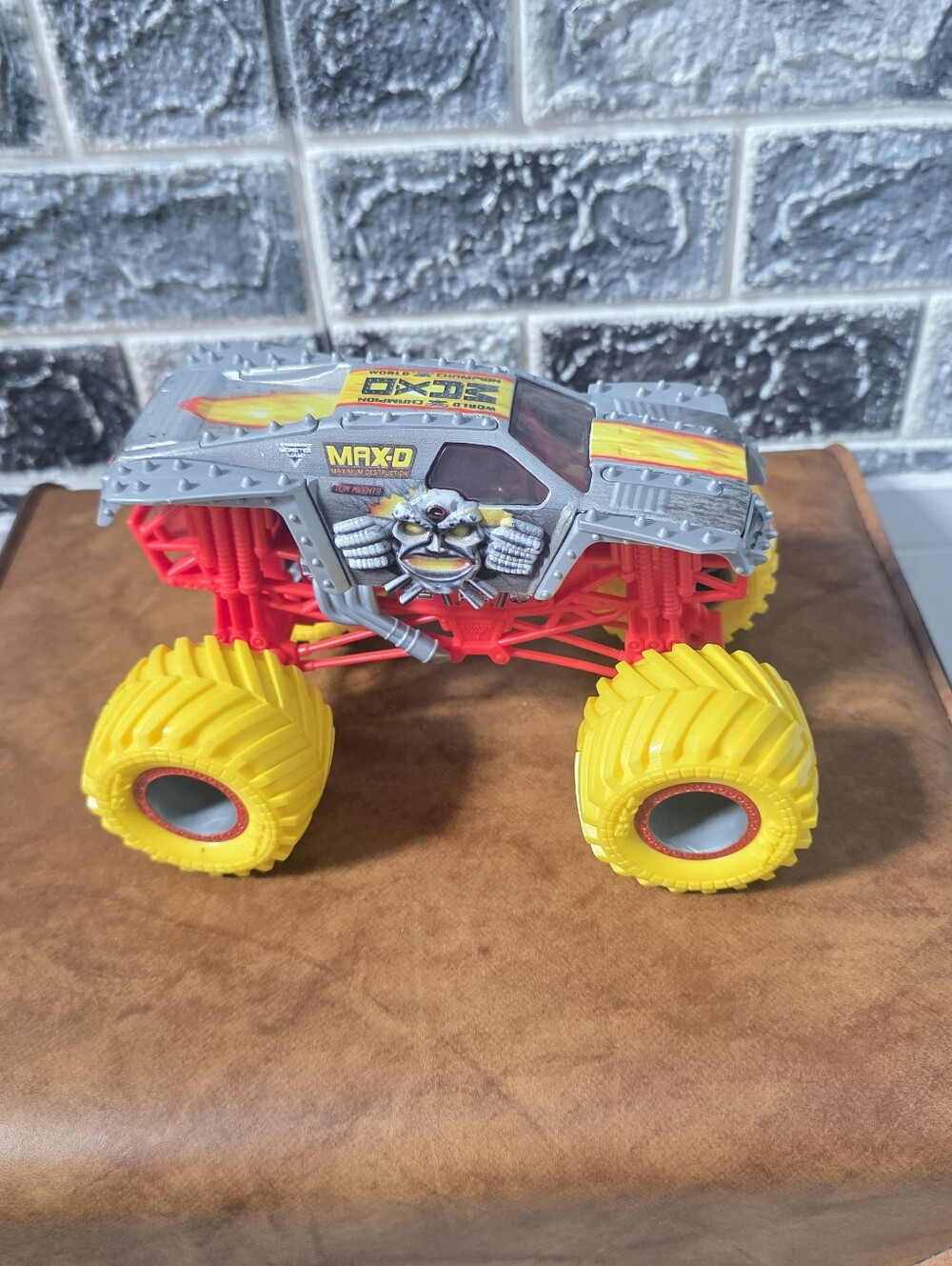 World Champion MAXD Kids Monster Truck Toy - Yellow & Red